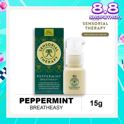 TIGER BALM Sensorial Therapy Peppermint Breatheasy (To Help Breath Better) 15g