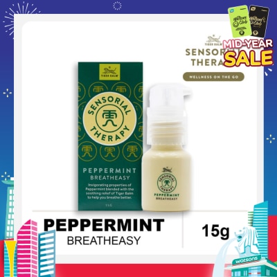 TIGER BALM Sensorial Therapy Peppermint Breatheasy (To Help Breath Better) 15g