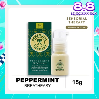 TIGER BALM Sensorial Therapy Peppermint Breatheasy (To Help Breath Better) 15g
