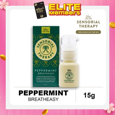 TIGER BALM Sensorial Therapy Peppermint Breatheasy (To Help Breath Better) 15g