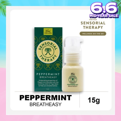 TIGER BALM Sensorial Therapy Peppermint Breatheasy (To Help Breath Better) 15g