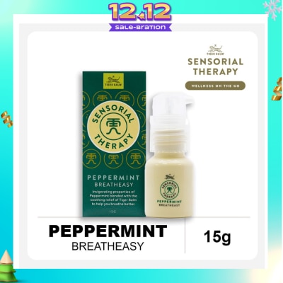 TIGER BALM Sensorial Therapy Peppermint Breatheasy (To Help Breath Better) 15g
