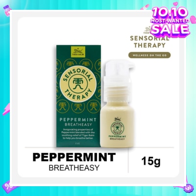 TIGER BALM Sensorial Therapy Peppermint Breatheasy (To Help Breath Better) 15g