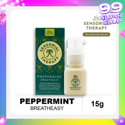 TIGER BALM Sensorial Therapy Peppermint Breatheasy (To Help Breath Better) 15g