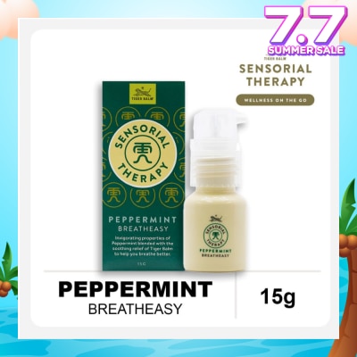 TIGER BALM Sensorial Therapy Peppermint Breatheasy (To Help Breath Better) 15g