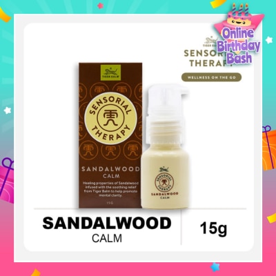 TIGER BALM Sensorial Therapy Sandalwood Calm (To Help Promote Mental Clarity) 15g