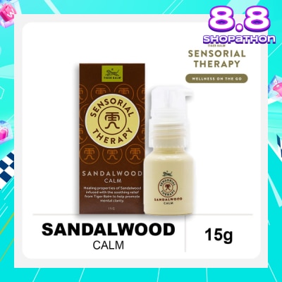 TIGER BALM Sensorial Therapy Sandalwood Calm (To Help Promote Mental Clarity) 15g