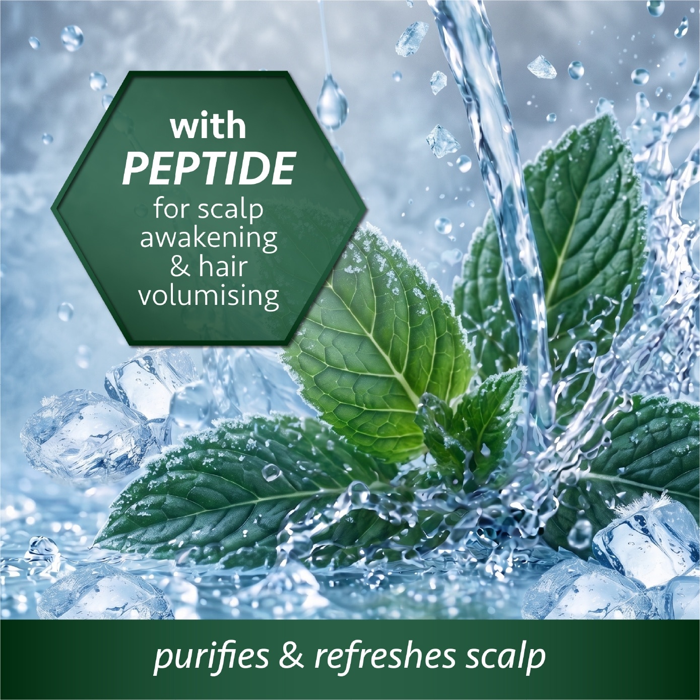 Peppermint + Peptide Thickening Shampoo 490ml image