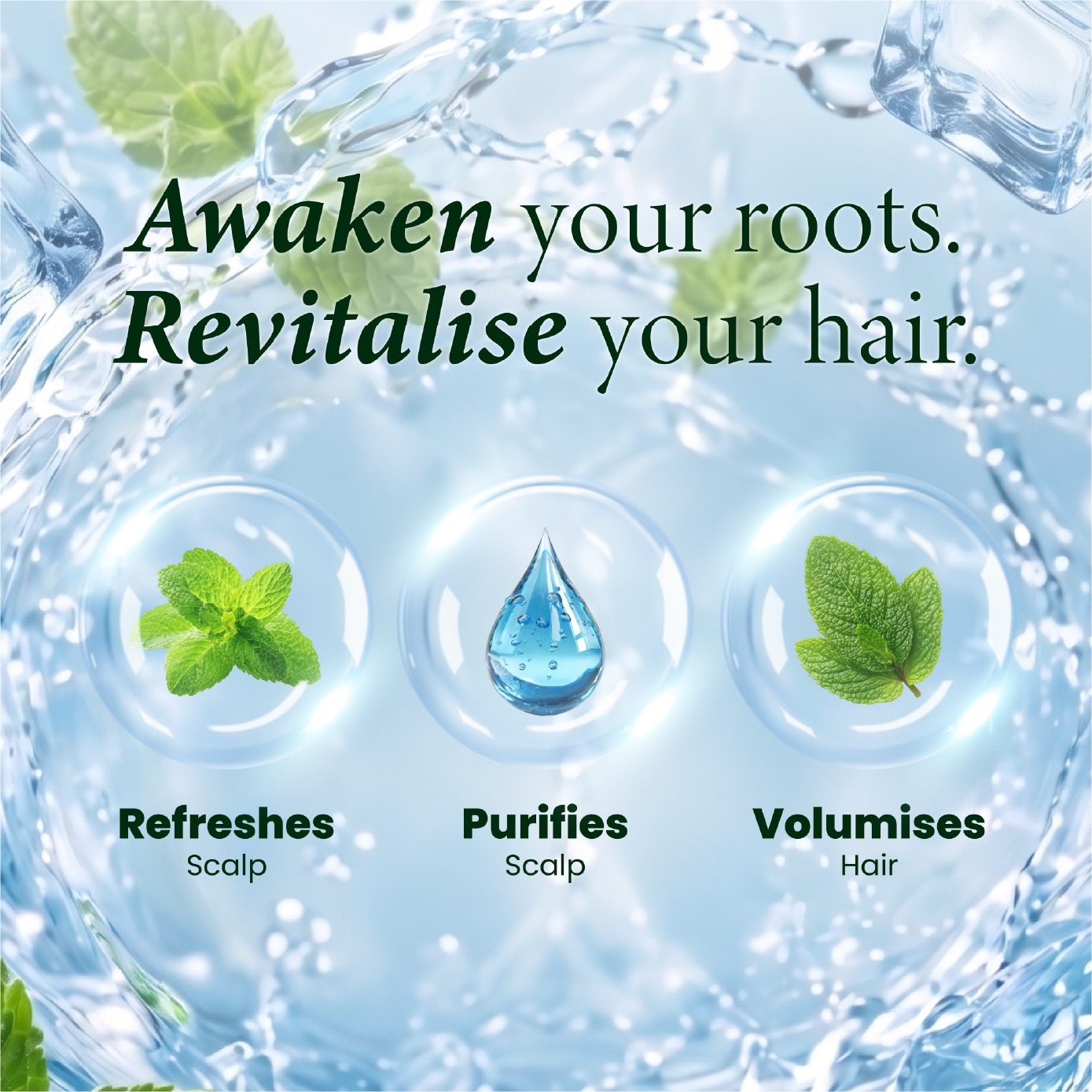 Peppermint + Peptide Thickening Shampoo 490ml image