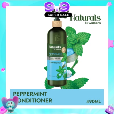 NATURALS BY WATSONS - Peppermint + Peptide Thickening Conditioner 490ml image