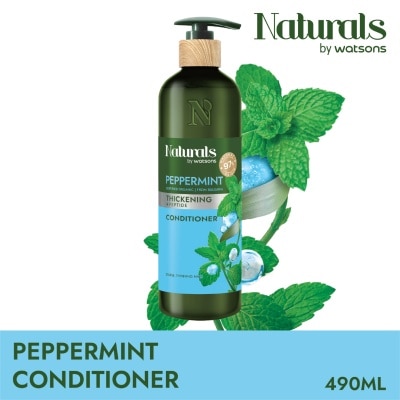 NATURALS BY WATSONS - Peppermint + Peptide Thickening Conditioner 490ml image