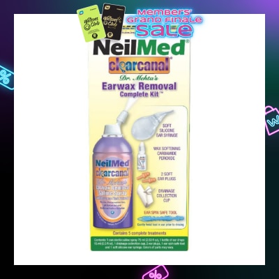 NEILMED Clearcanal Ear Wax Removal Kit 75ml (Expiry: Jul`2026)