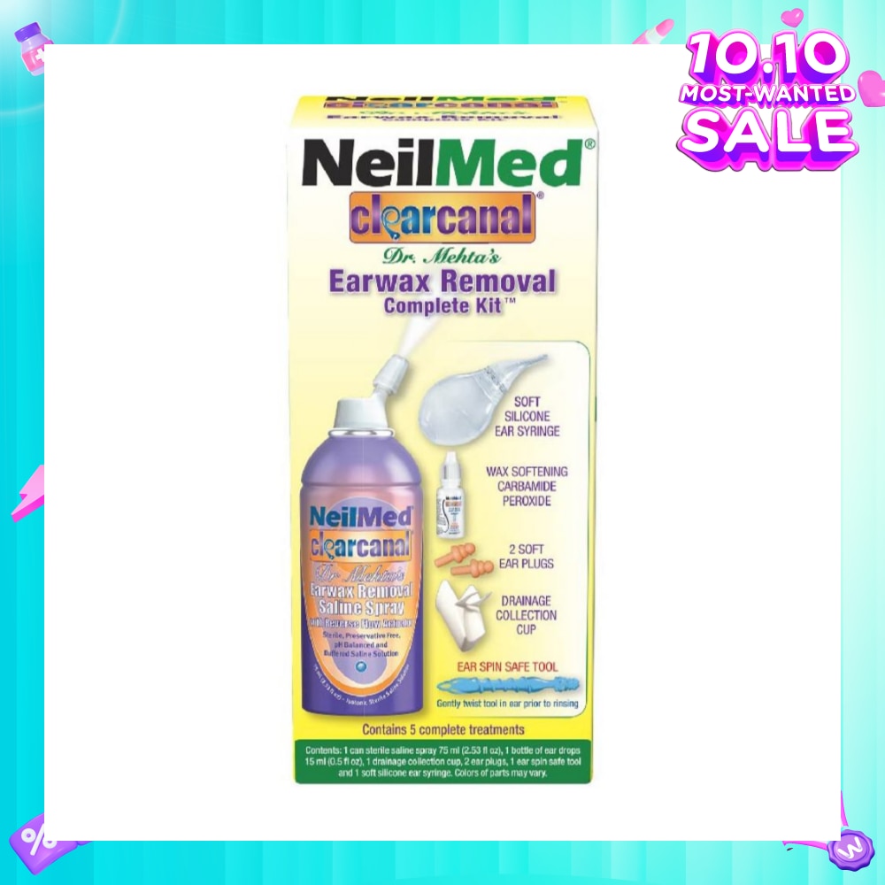 Clearcanal Ear Wax Removal Kit 75ml (Expiry: Jul`2026)