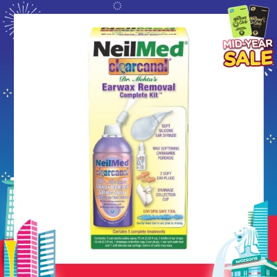 NEILMED Clearcanal Ear Wax Removal Kit 75ml
