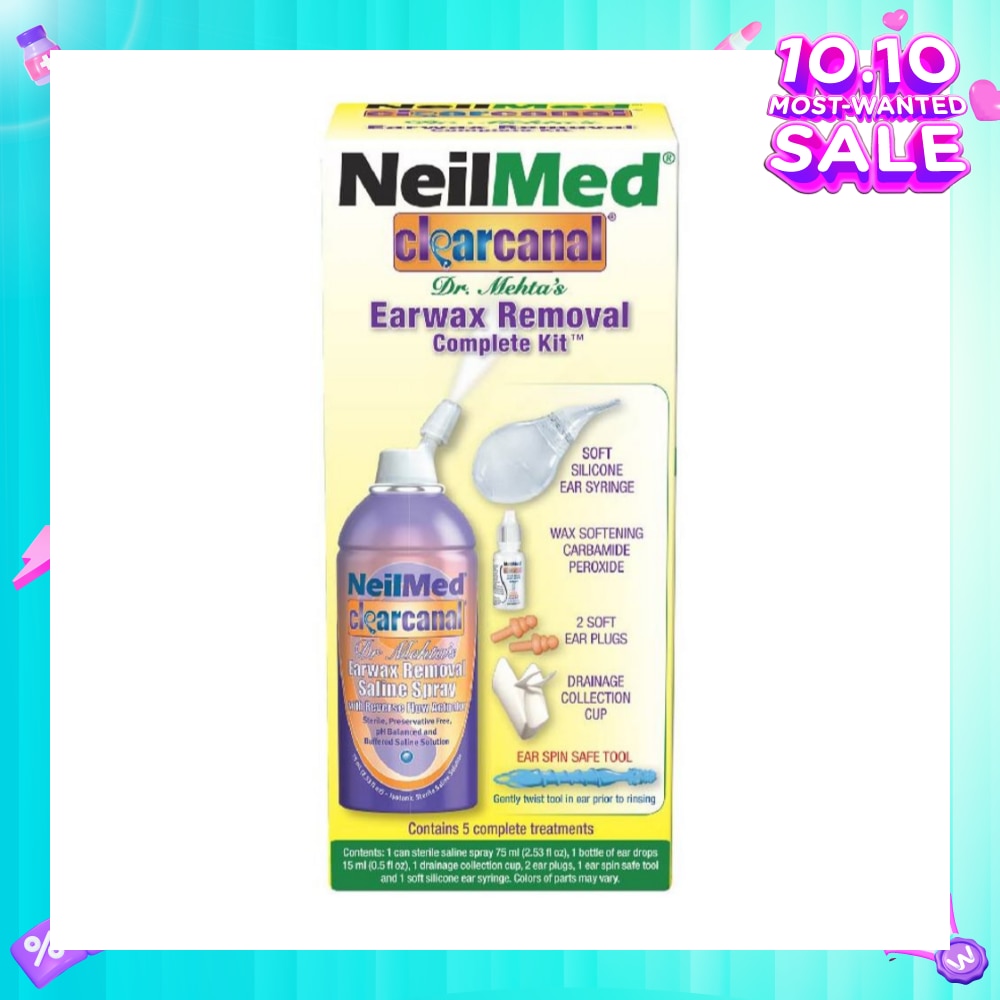 Clearcanal Ear Wax Removal Kit 75ml (Expiry: Jul`2026)