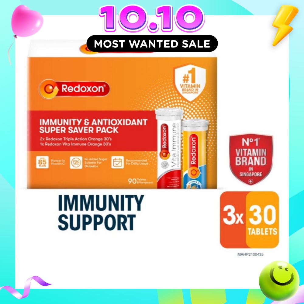 Immunity & Antioxidant Super Saver Packset consists Triple Action Orange 30s x 2 + Vita Immune Orange 30s x 1s image