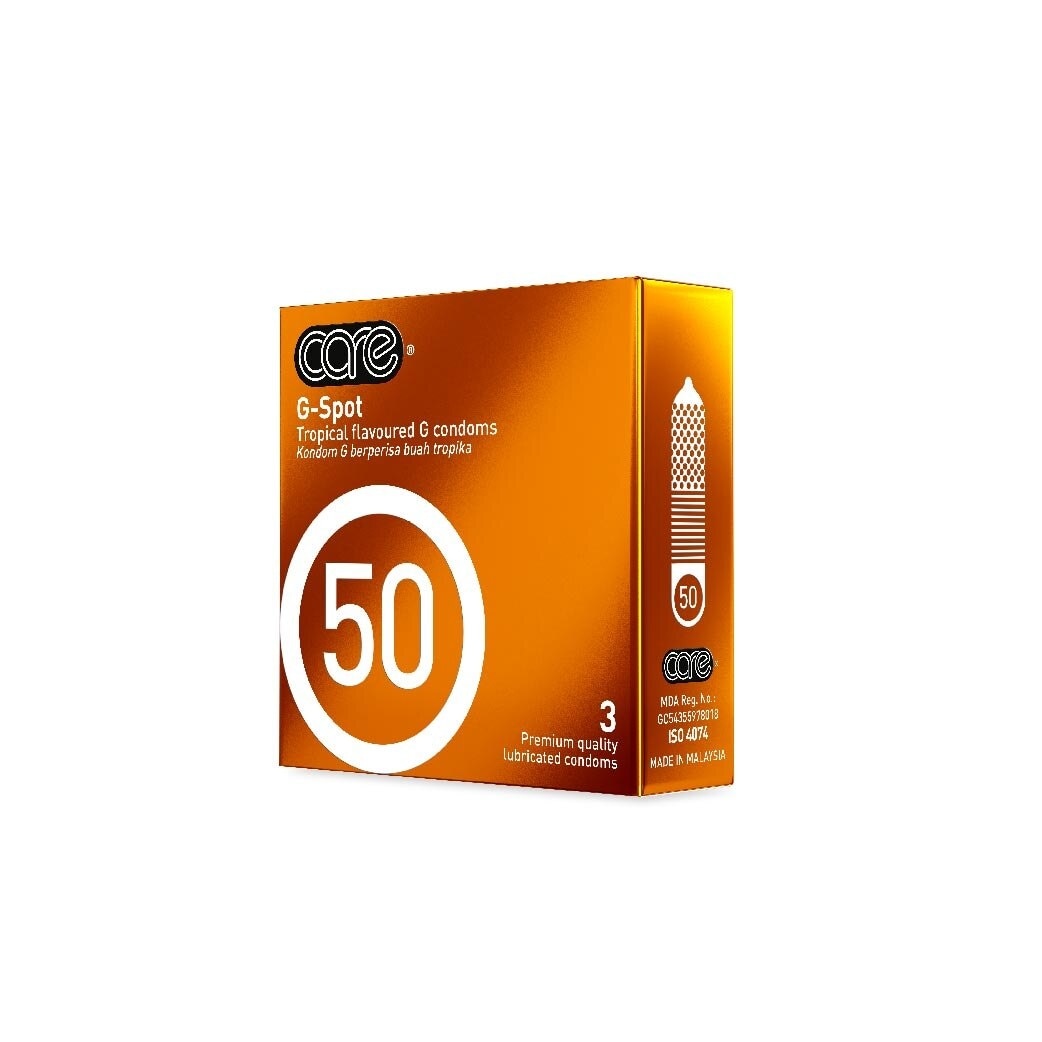 50 G-Spot Tropical Flavoured G Condom (With Extra Lubricant) 3s