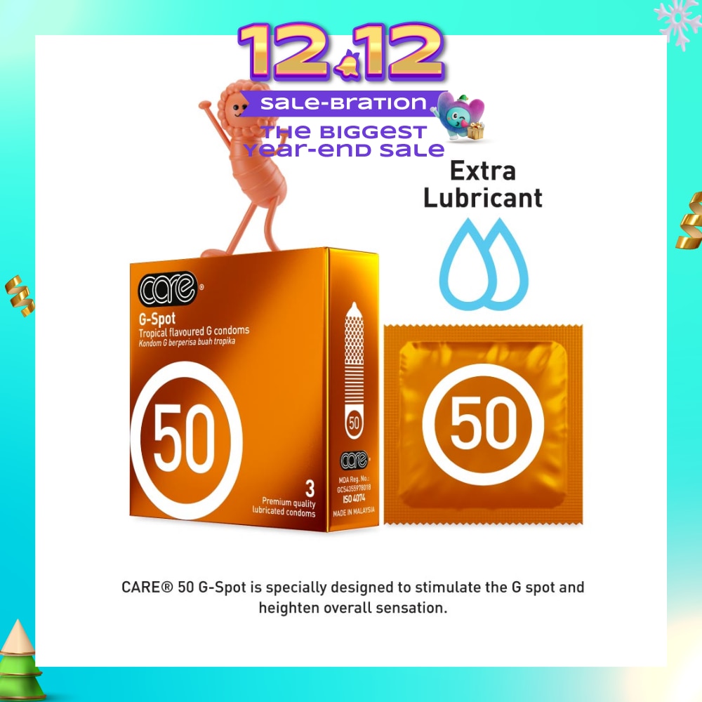 50 G-Spot Tropical Flavoured G Condom (With Extra Lubricant) 3s