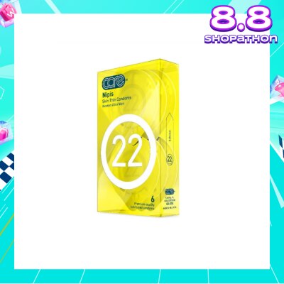 CARE 22 Nipis Skin Thin Condoms 6s