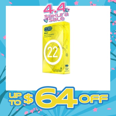 CARE - 22 Nipis Skin Thin Condoms 6s