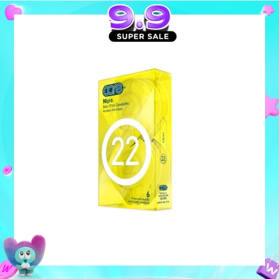 CARE - 22 Nipis Skin Thin Condoms 6s image