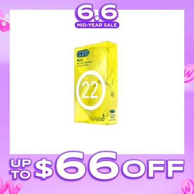 CARE - 22 Nipis Skin Thin Condoms 6s