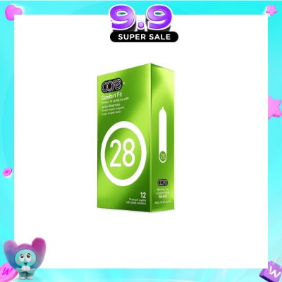CARE - 28 Comfort Fit Vanilla Fragrance Condom (With Extra Lubricant) 12s image