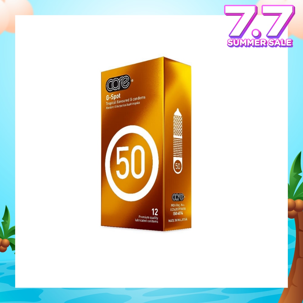 50 G-Spot Tropical Flavoured G Condom (With Extra Lubricant) 12s