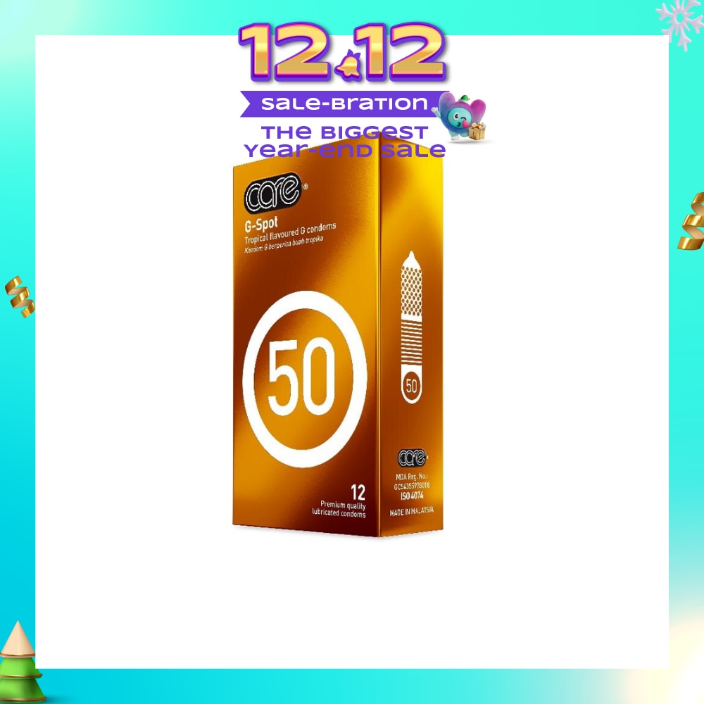50 G-Spot Tropical Flavoured G Condom (With Extra Lubricant) 12s