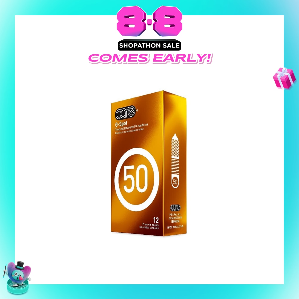 50 G-Spot Tropical Flavoured G Condom (With Extra Lubricant) 12s