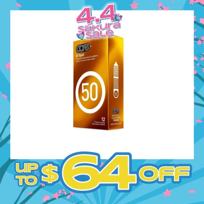 CARE - 50 G-Spot Tropical Flavoured G Condom (With Extra Lubricant) 12s