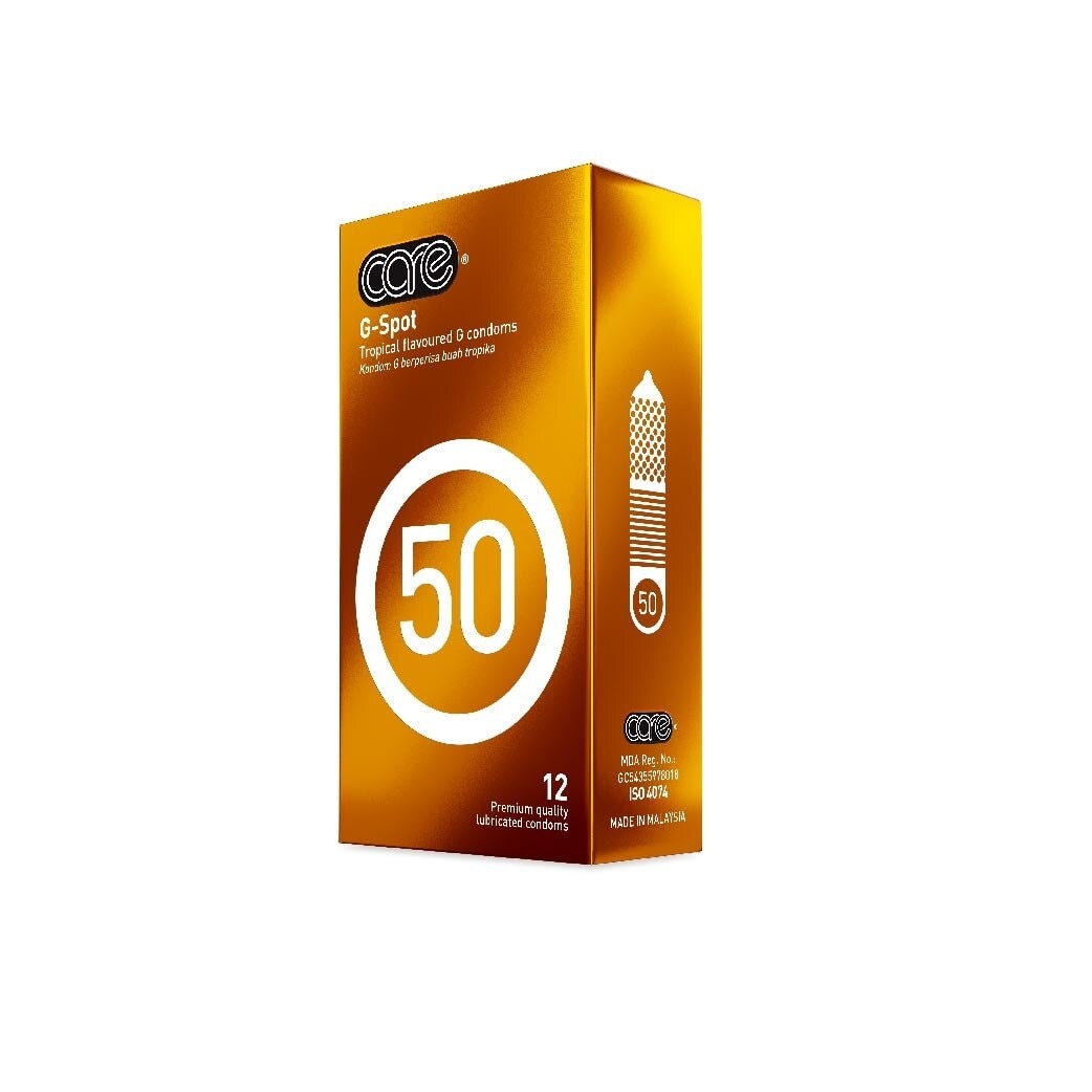 50 G-Spot Tropical Flavoured G Condom (With Extra Lubricant) 12s