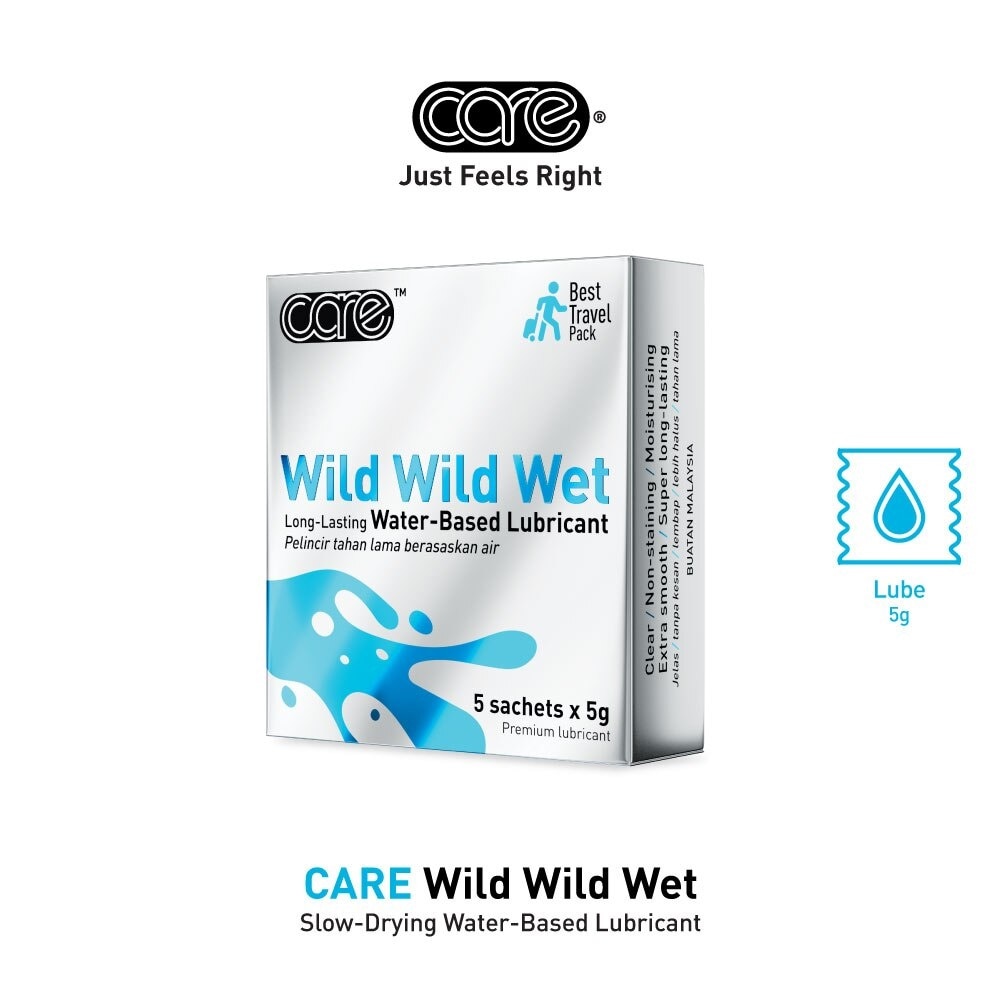 Wild Wild Wet Long-Lasting Water-Based Lubricant (Best Travel Pack) 5g X 5s