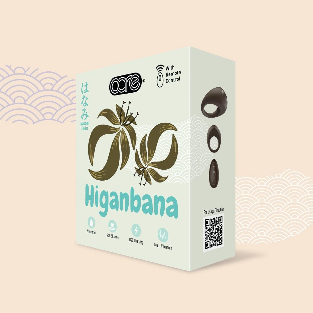 Hanami Higanbana Vibrating Penile Ring Soft Silicone 1s