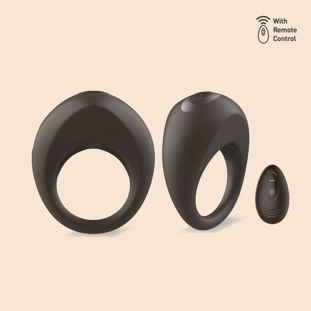 Hanami Higanbana Vibrating Penile Ring Soft Silicone 1s