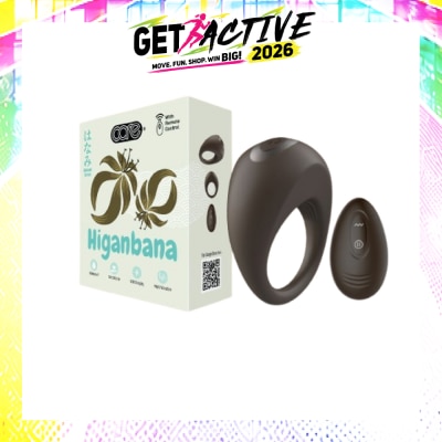 CARE - Hanami Higanbana Vibrating Penile Ring Soft Silicone 1s image
