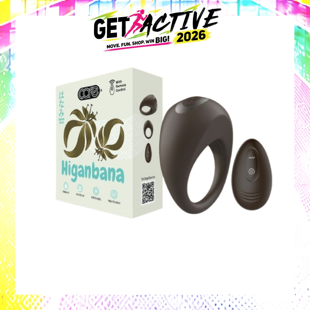 Hanami Higanbana Vibrating Penile Ring Soft Silicone 1s image