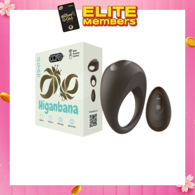 CARE Hanami Higanbana Vibrating Penile Ring Soft Silicone 1s