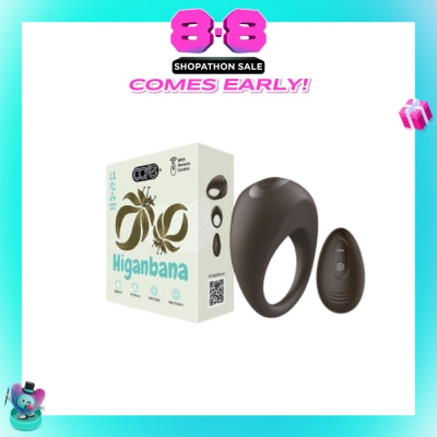 CARE - Hanami Higanbana Vibrating Penile Ring Soft Silicone 1s
