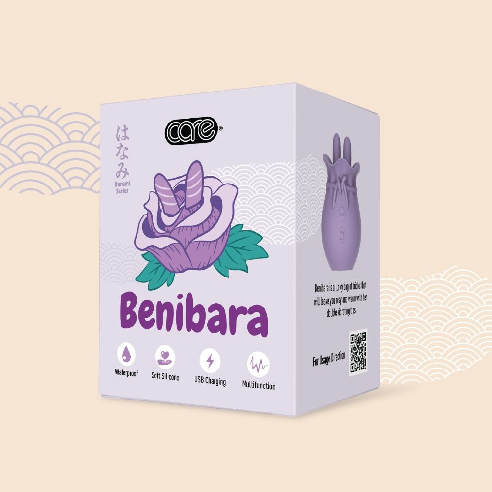 Hanami Benibara Dual Tip Massager Soft Silicone 1s