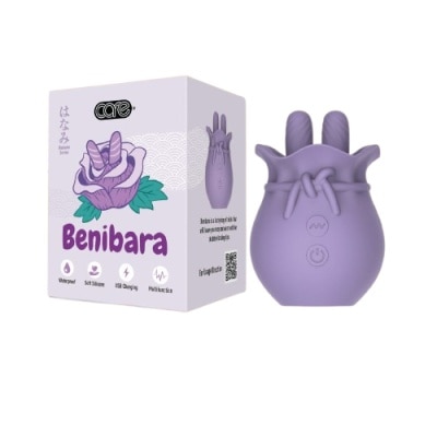CARE Hanami Benibara Dual Tip Massager Soft Silicone 1s