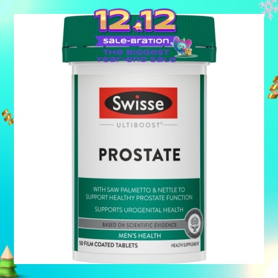 SWISSE Ultiboost Prostate Tablet (Supports Healthy Prostate Function  + Maintains Healthy Male Reproductive System) 50s (Expiry: Jul`2026)