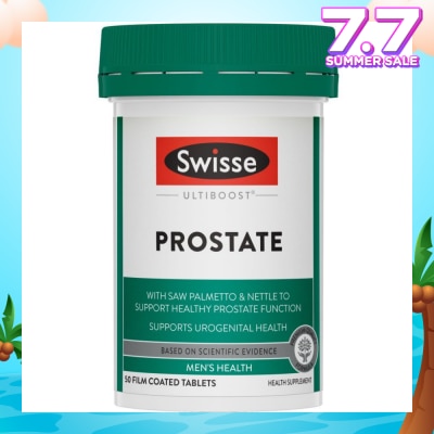SWISSE Ultiboost Prostate Tablet (Supports Healthy Prostate Function  + Maintains Healthy Male Reproductive System) 50s