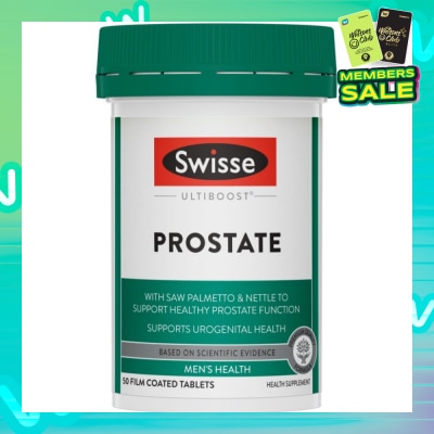 SWISSE Ultiboost Prostate Tablet (Supports Healthy Prostate Function  + Maintains Healthy Male Reproductive System) 50s