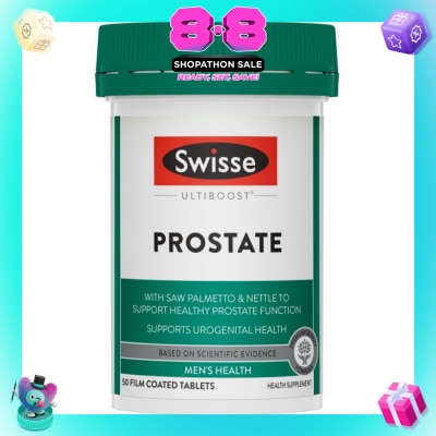 SWISSE - Ultiboost Prostate Tablet (Supports Healthy Prostate Function + Maintains Healthy Male Reproductive System) 50s