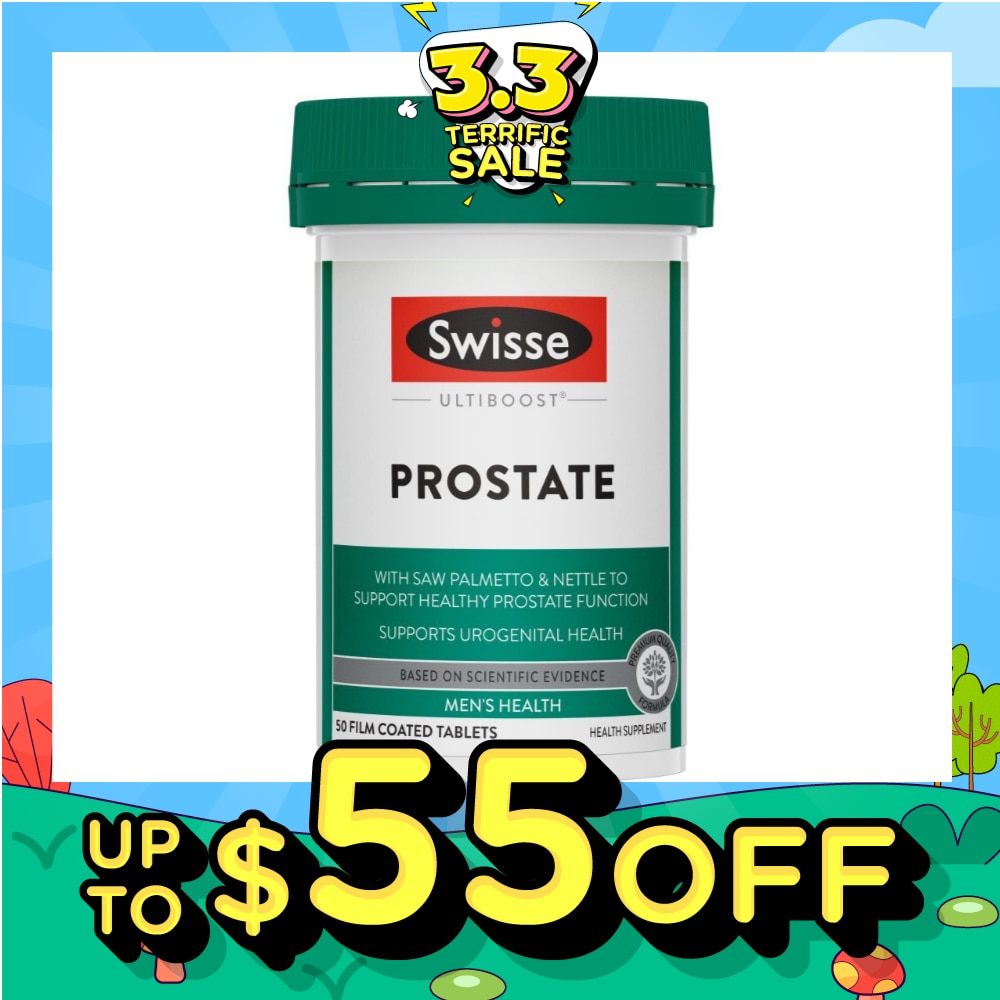 Ultiboost Prostate Tablet (Supports Healthy Prostate Function + Maintains Healthy Male Reproductive System) 50s (Expiry: Jul`2026)