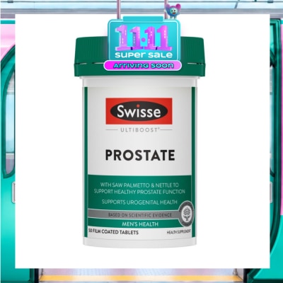 SWISSE Ultiboost Prostate Tablet (Supports Healthy Prostate Function + Maintains Healthy Male Reproductive System) 50s image