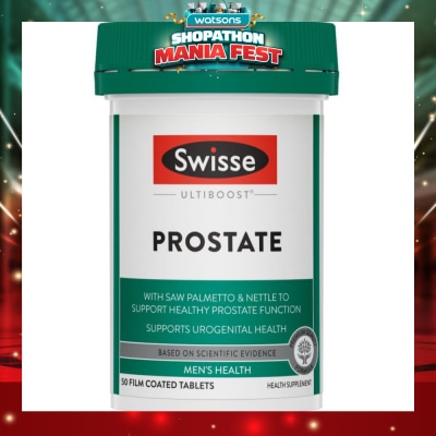SWISSE - Ultiboost Prostate Tablet (Supports Healthy Prostate Function + Maintains Healthy Male Reproductive System) 50s