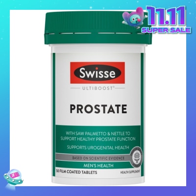 SWISSE Ultiboost Prostate Tablet (Supports Healthy Prostate Function  + Maintains Healthy Male Reproductive System) 50s (Expiry: Jul`2026)
