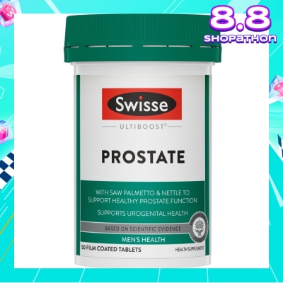 SWISSE Ultiboost Prostate Tablet (Supports Healthy Prostate Function  + Maintains Healthy Male Reproductive System) 50s